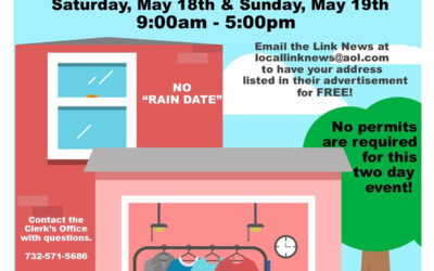 City Wide Yard Sale: May 18th & 19TH